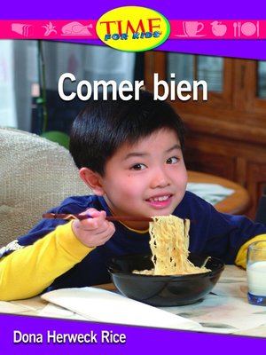 cover image of Comer bien (Eating Right)